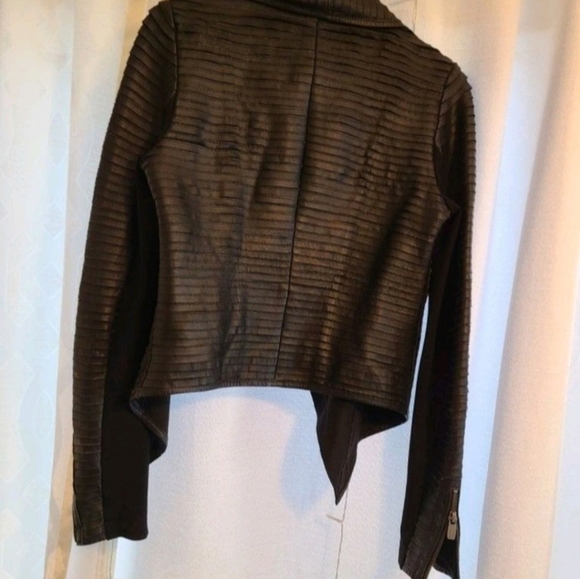 Scoop  NYC  leather  Jacket Size Small - Picture 2 of 9